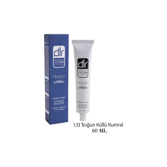 7.11 Yoğun Küllü Kumral Saç Boyası 60 ml - 1