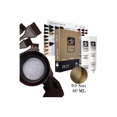 9.0 Sarı Saç Boyası 60 ml - Dlr