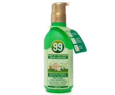 99 Erken ve Yeni Doğan Bebek Köpük Şampuanı 200 Ml - 99