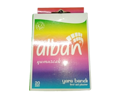 Alban Yumurcak Yara Bandı 20 Adet - Alban