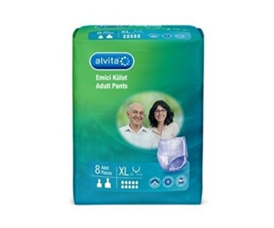 Alvita Emici Külot Xl 8li Hasta Bezi - ALVİTA