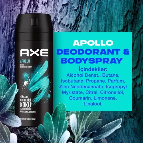 Axe Erkek Deodorant & Bodyspray Apollo 48 Saat Etkileyici Koku 150 ML - 4