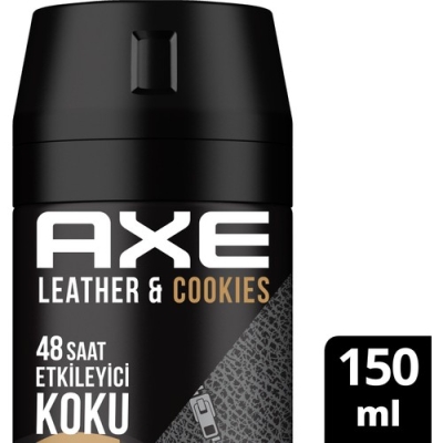 Axe Erkek Deodorant & Bodyspray Leather & Cookies 48 Saat Etkileyici Koku 150 ML - Axe