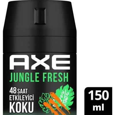 Axe Erkek Sprey Deodorant Jungle Fresh 48 Saat Etkileyici Koku 150 ml - Axe