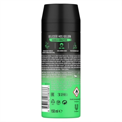 Axe Erkek Sprey Deodorant Jungle Fresh 48 Saat Etkileyici Koku 150 ml - 9
