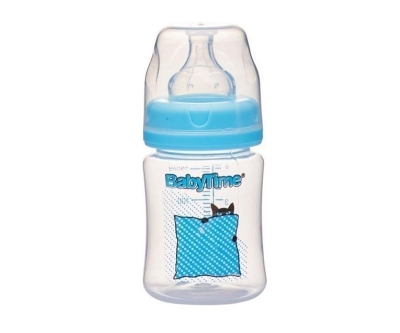 Baby Time BT076 Geniş Ağız Pp Biberon 150 Ml - Mavi - Baby Time