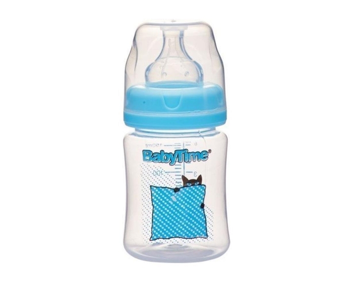 Baby Time BT076 Geniş Ağız Pp Biberon 150 Ml - Mavi - 1