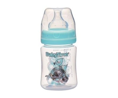 Baby Time BT076 Geniş Ağız Pp Biberon 150 Ml - Yeşil - Baby Time