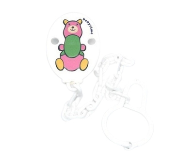 Baby Time BT197 Kabartma Desenli Emzik Askısı - Ayı - Baby Time