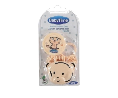 Baby Time BT200 Silikon Saklama Kabı - Krem - Baby Time
