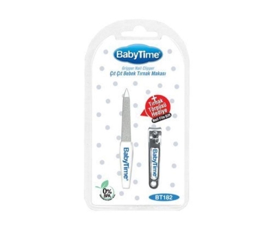 Baby Time Çıt Çıt Bebek Tırnak Makası + Törpü - Baby Time