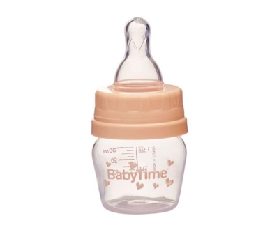 Babytime BT107 Mini Alıştırma Bardağı - Krem - Baby Time