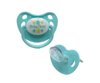 Babytime Damaklı Mat Emzik BT130-3 Yeşil - Baby Time