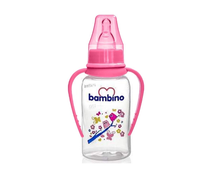 Bambino 0+ Ay Natural PP Kulplu Biberon 150 Ml - Pembe - 1