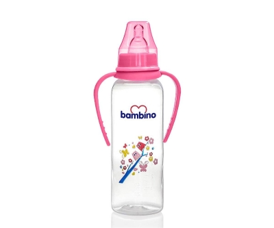Bambino 0+ Ay Natural Pp Kulplu Biberon 250 Ml - Pembe - Bambino