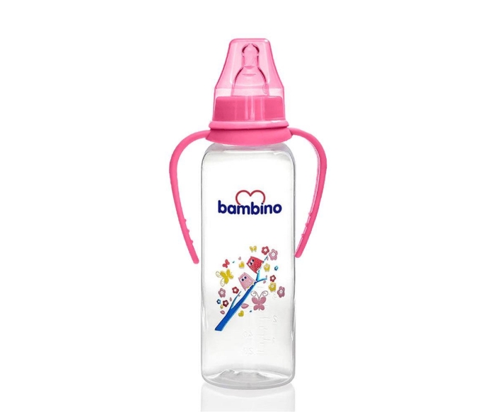 Bambino 0+ Ay Natural Pp Kulplu Biberon 250 Ml - Pembe - 1