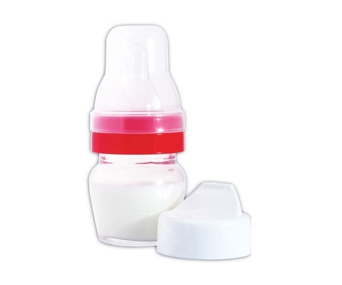 Bambino Biberon Silikon Emzik Mini Cam 30ml - Kırmızı - 1