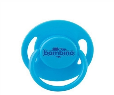 Bambino Emzik Silikon Kiraz Uç No:2 / Mavi / 6-12 Ay - Bambino