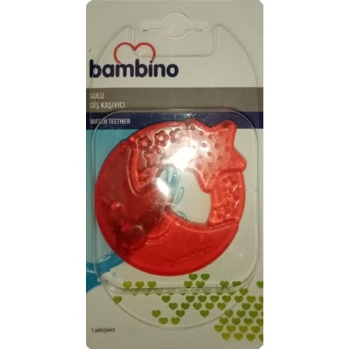 Bambino Figürlü Sulu Diş Kaşıyıcı P0658 - Kırmızı - 1