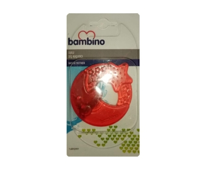Bambino Figürlü Sulu Diş Kaşıyıcı P0658 - Kırmızı - Bambino