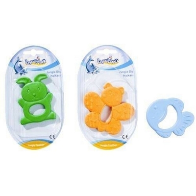 Bambino Jungle Diş Halkası - Mavi - Bambino