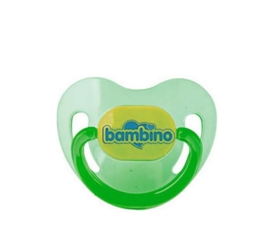 Bambino Renkli Damaklı Emzik 6-18 Ay - Yeşil - Bambino