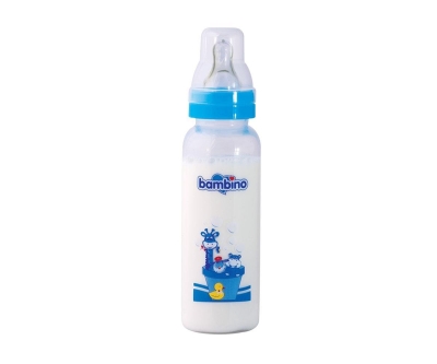 Bambino T-019 Natural PP Biberon 250 Ml - Mavi - Bambino