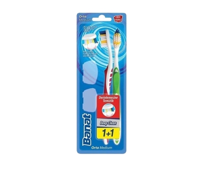 Banat Diş Fırçası Deep Clean 1+1 - Banat