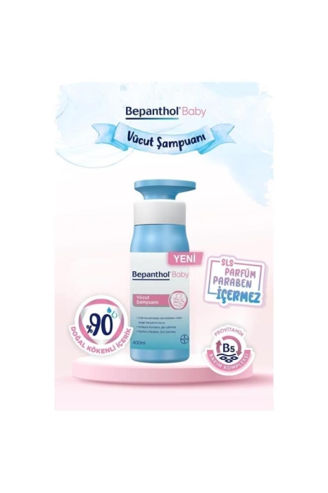 Bayer Bepanthol Baby Vücut Şampuanı 400 ml 8699546340095 - 2