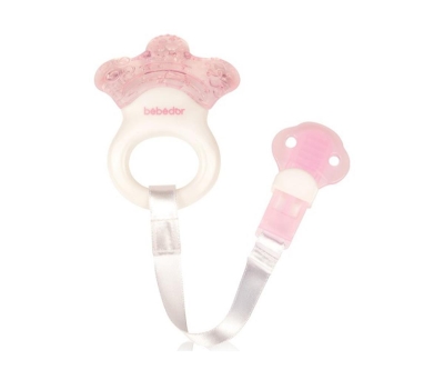 Bebedor 8520 Askılı Kutu Dişlik (Asortili) 15076 Açık Pembe - Bebedor