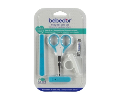 Bebedor Bebek Tırnak Bakım Seti 8550 - Turkuaz - Bebedor