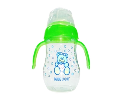 Bebedor Damla Akıtmayan Kulplu Bardak 8509 - Yeşil - Bebedor