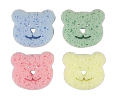 Bebedor Renkli Bebek Banyo Süngeri (4'lü Paket) - Bebedor