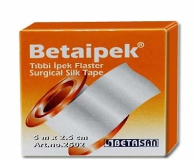 Betaipek Tıbbi İpek Flaster 5M X 2,5 Cm - Betasan
