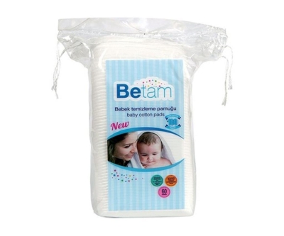 Betam Bebek Temizleme Pamuğu 60'lı - Betam