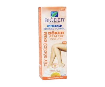 Bioder Hassas Ciltler Için Tüy Dökücü Krem 40 ml - Bioder