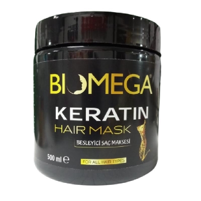 Biomega Keratin Hair Mask Besleyici Saç Maskesi 500 ml - BIOMEGA