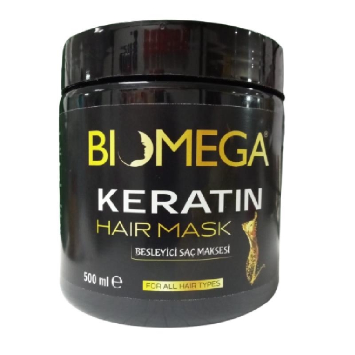 Biomega Keratin Hair Mask Besleyici Saç Maskesi 500 ml - 1