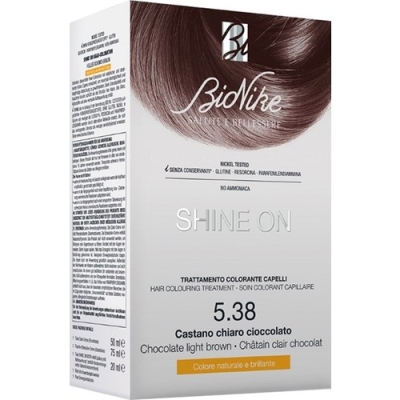 Bionike Shine On Saç Boyama Kiti Çikolata Kahve No: 5.38 - Bionike