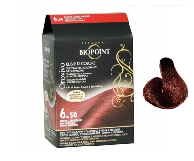 Biopoint Orovivo Elisir Colore Saç Boyası 6.50 Mahogany Dark Blonde - Akaju Kızıl - BIOPOINT