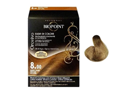 Biopoint Orovivo Elisir Colore Saç Boyası 8.00- Koyu Sarı - BIOPOINT