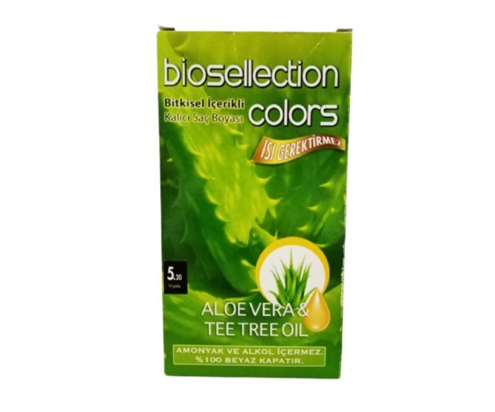 Biosellection Bitkisel İçerikli Kalıcı Saç Boyası 5.20 - Viyole - 1