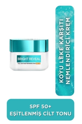 Bright Reveal Koyu Leke Karşıtı, Cilt Tonu Eşitleyici Spf50 Nemlendirici Krem Niasinamid 50ml - L'Oreal Paris