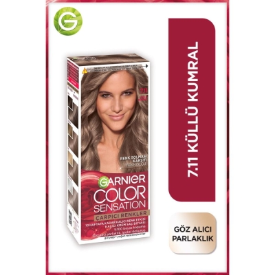 Çarpıcı Renkler 7.11 Küllü Kumral Saç Boyası - Garnier