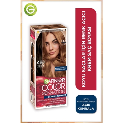 Çarpıcı Renkler Hl1 Koyu Saçlar Için Açık Kumral Açıcı Krem Saç Boyası - Garnier