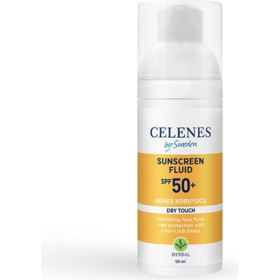Celenes By Sweden Herbal Dry Touch Yüksek Korumalı Fluid 50 Spf Güneş Koruyucu Yüz ve Dekolte Bölgesi 50 ml - 2