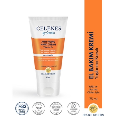 Celenes By Sweden Sea Buckthorn El Bakım Kremi 75 ml - Celenes By Sweden