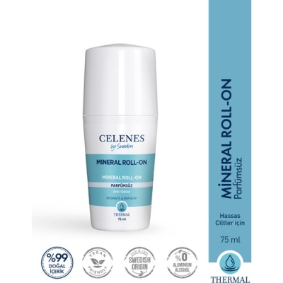 Celenes By Sweden Thermal Roll On 75 ml Hassas Cılt Parfümsüz - Celenes By Sweden