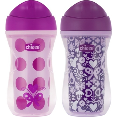 Chicco Isı Yalıtımlı Aktif Bardak 266 ml 14 Ay+ Kız - Chicco