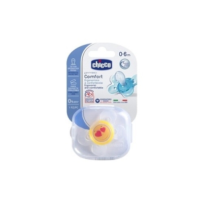 Chicco Physio Comfort Silikon Emzik Smile 0 Ay + - Chicco